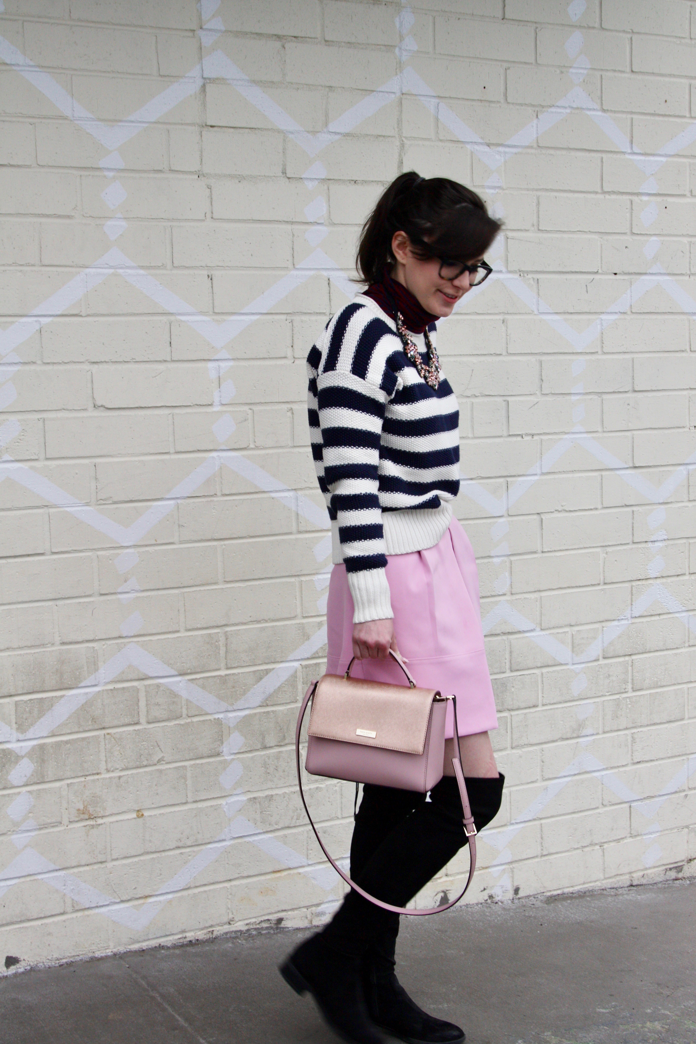 Stripes on Stripes with Lots of Pink - Lefty Living Life