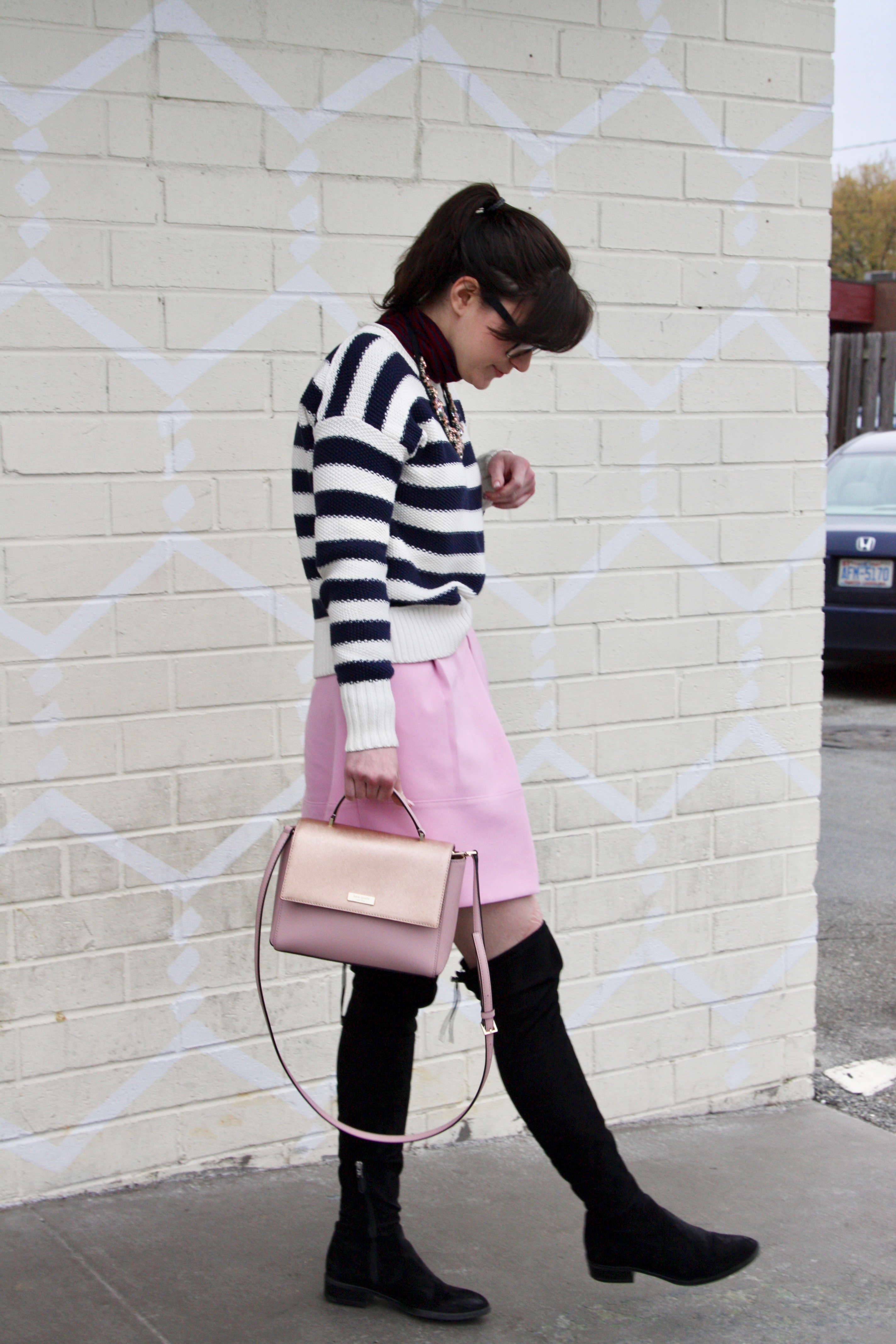 Stripes on Stripes with Lots of Pink - Lefty Living Life