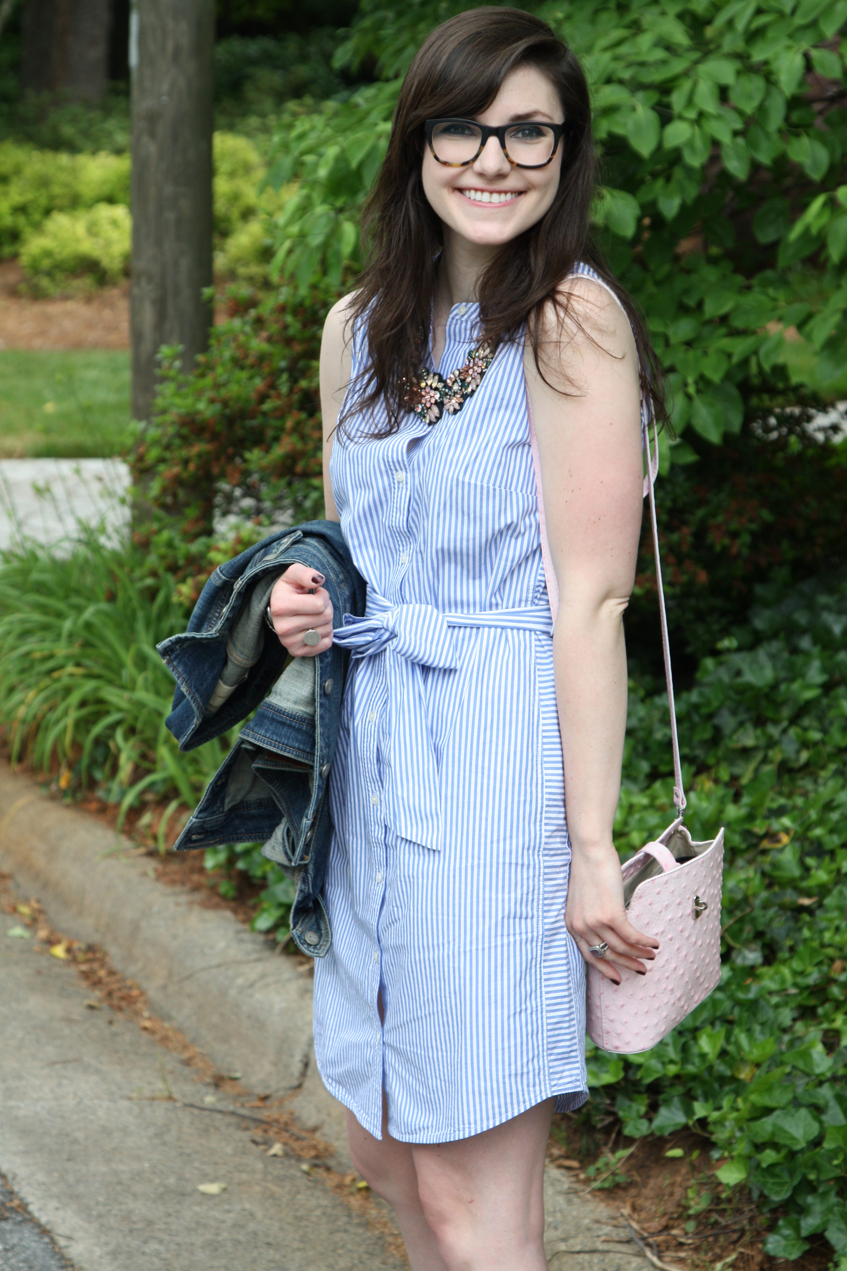 Pale Pink and Stripes - Lefty Living Life